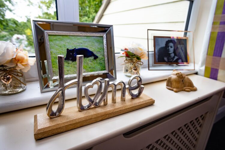 Home ornament with pictures 