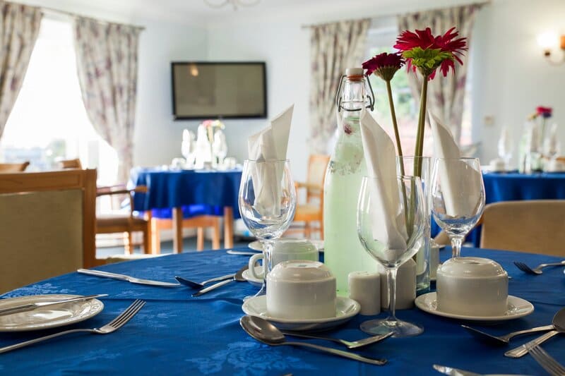 Hampton Care Home dining room
