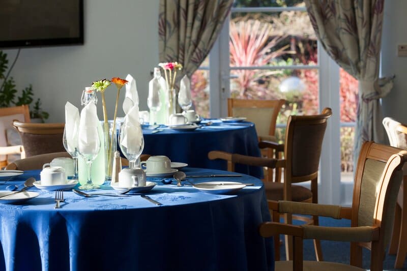 Hampton Care Home dining room