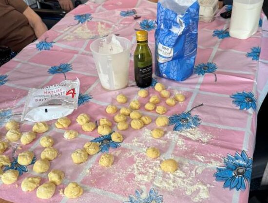 cake making at hampton care home