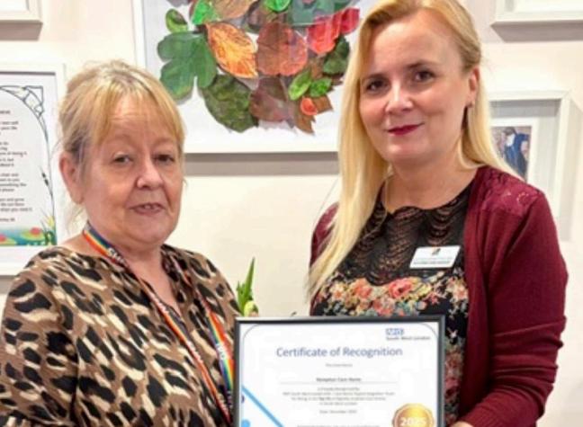 staff with certificates
